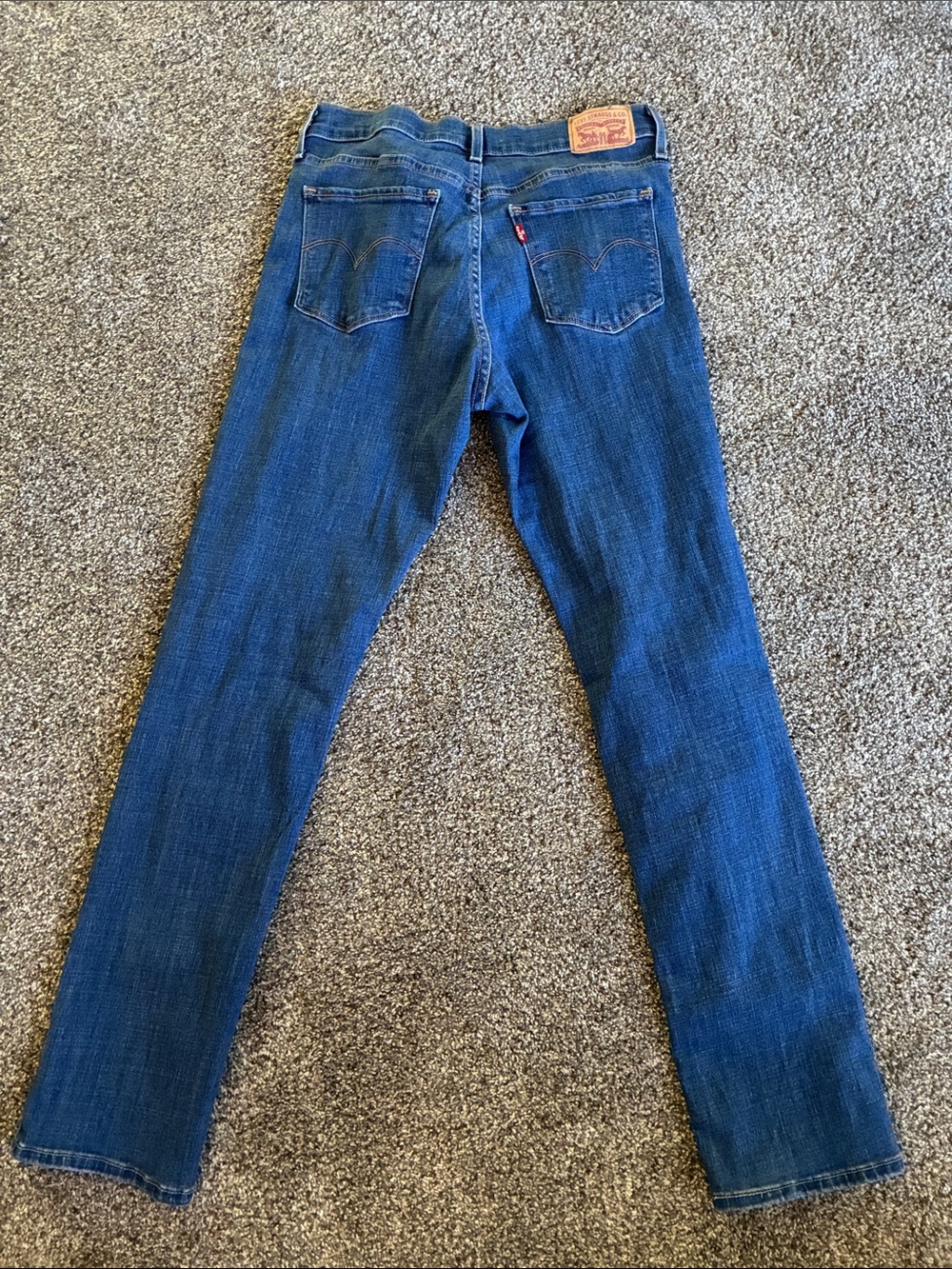 Levi's Women's Straight Leg Jeans in Deep Blue